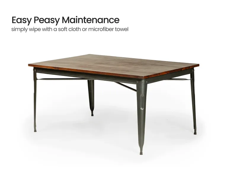 Daisy 6 Seater Dining with Wooden Chair